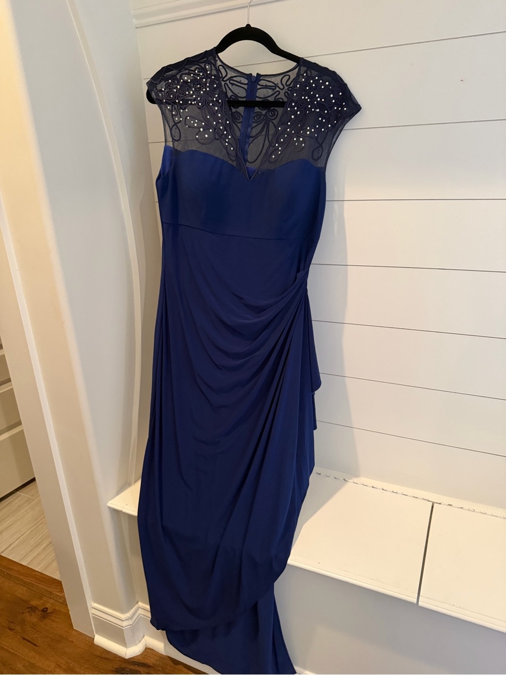 Alex Evening Navy Maxi Dress